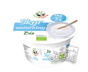 WYPRZEDAŻ Jogurt skyr typu islandzkiego naturalny BIO 150g Eko Łukta