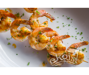 Krewetki surowe w marynacie ziołowo czosnkowej 200g Seafood