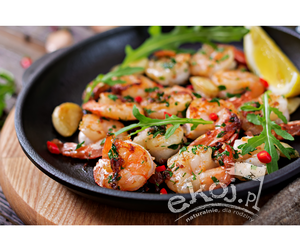 Krewetki surowe w marynacie z płatkami chilli 200g Seafood