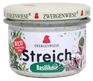 Pasta słonecznikowa z bazylią bezglutenowa BIO 180g Zwergenwiese