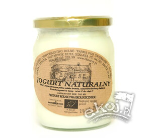 Ekologiczny jogurt naturalny 500ml Farma pod Świerkami