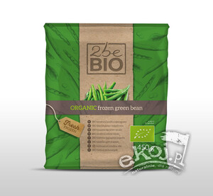 Fasolka szparagowa mrożona BIO 450g 2beBIO