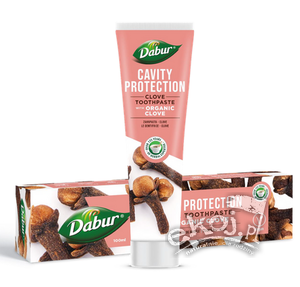 Pasta do zębów przeciwpróchnicza z goździkiem bez fluoru 100ml Dabur