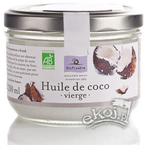 Olej kokosowy virgin BIO 200ml Bio Planete