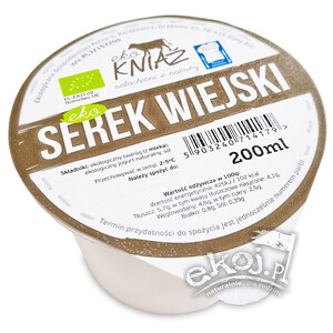 Serek wiejski BIO 200ml Eko Kniaź