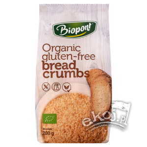 Bułka tarta bezglutenowa BIO 200g Biopont