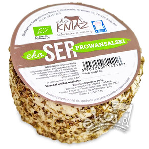 Ser z ziołami prowansalskimi świeży BIO ok. 330g Eko Kniaź