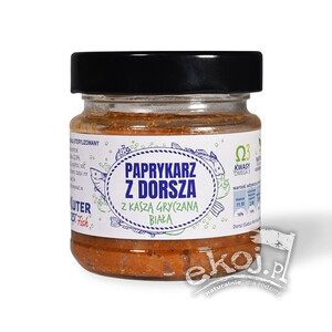 Paprykarz z dorsza z kaszą gryczaną białą 155g Kuterfish