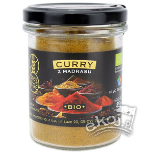 Curry z Madrasu bezglutenowe BIO 85g Pięć Przemian