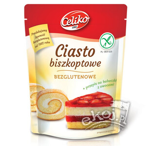 Mieszanka na ciasto biszkoptowe bezglutenowe 200g Celiko