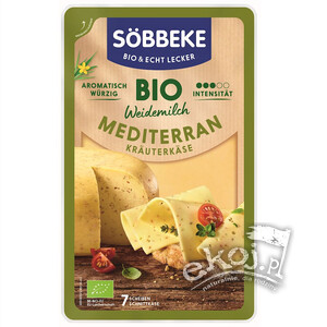 Ser dojrzewający śródziemnomorski z ziołami BIO 125g Sobbeke