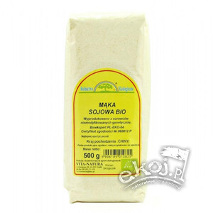 Mąka sojowa BIO 500g Vitanatura
