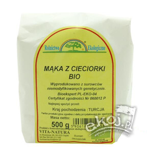 Mąka z cieciorki BIO 500g Vitanatura