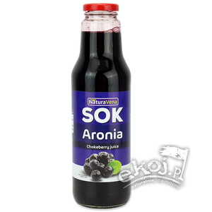 Sok z aronii 100% 750ml Naturavena