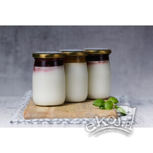 Jogurt krowi ze śliwkami 275g Sery Łomnickie