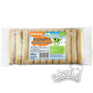 Biszkopty BIO 200g Biominki