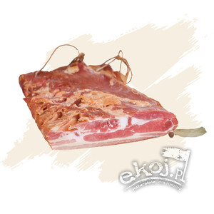 Boczek wędzony surowy ok.500g Tradycyjne Jadło