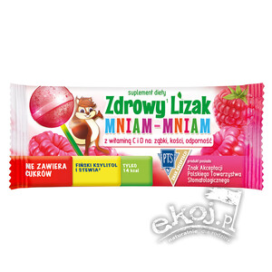 Zdrowy lizak Mniam-mniam malina 6g Starpharma