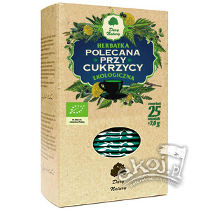 Herbatka polecana przy cukrzycy BIO 25x2g Dary Natury