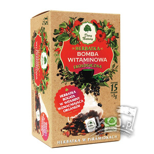 Herbata bomba witaminowa piramidki BIO 15x3g Dary Natury