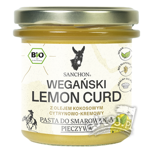 Krem cytrynowy Lemon Curd bezglutenowy BIO 160g Sanchon