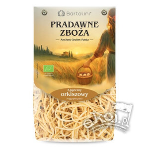 Makaron orkiszowy 3-jajeczny kluska BIO 250g Bartolini