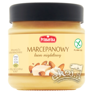 Krem marcepanowy bezglutenowy 185g Primavika