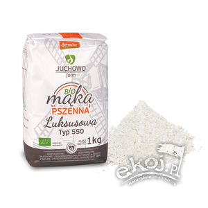 Mąka PSZENNA Luksusowa typ 550 1kg BIO demeter Juchowo