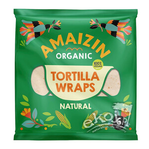 Tortilla wraps pszenna BIO 240g Amaizin