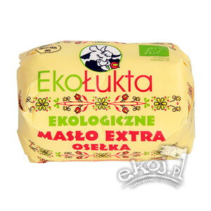 Masło osełka extra EKO 200g Ekołukta