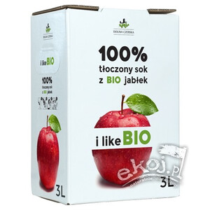 Sok jabłkowy BIO 3l Dolina Czerska