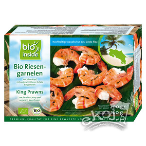 Krewetki królewskie mrożone EKO 160g Bio Inside