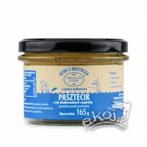 Pasztet z ryb słodkowodnych z papryką MAŁY 165g Smolin Fish