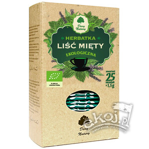 Liść mięty BIO (25x1,5g) Dary Natury
