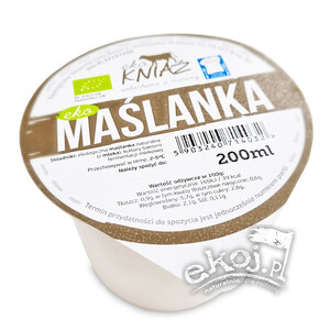 Maślanka mała BIO 200ml Eko Kniaź
