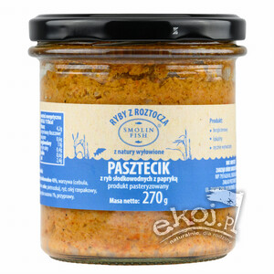 Pasztet z ryb słodkowodnych z papryką DUŻY 270g Smolin Fish